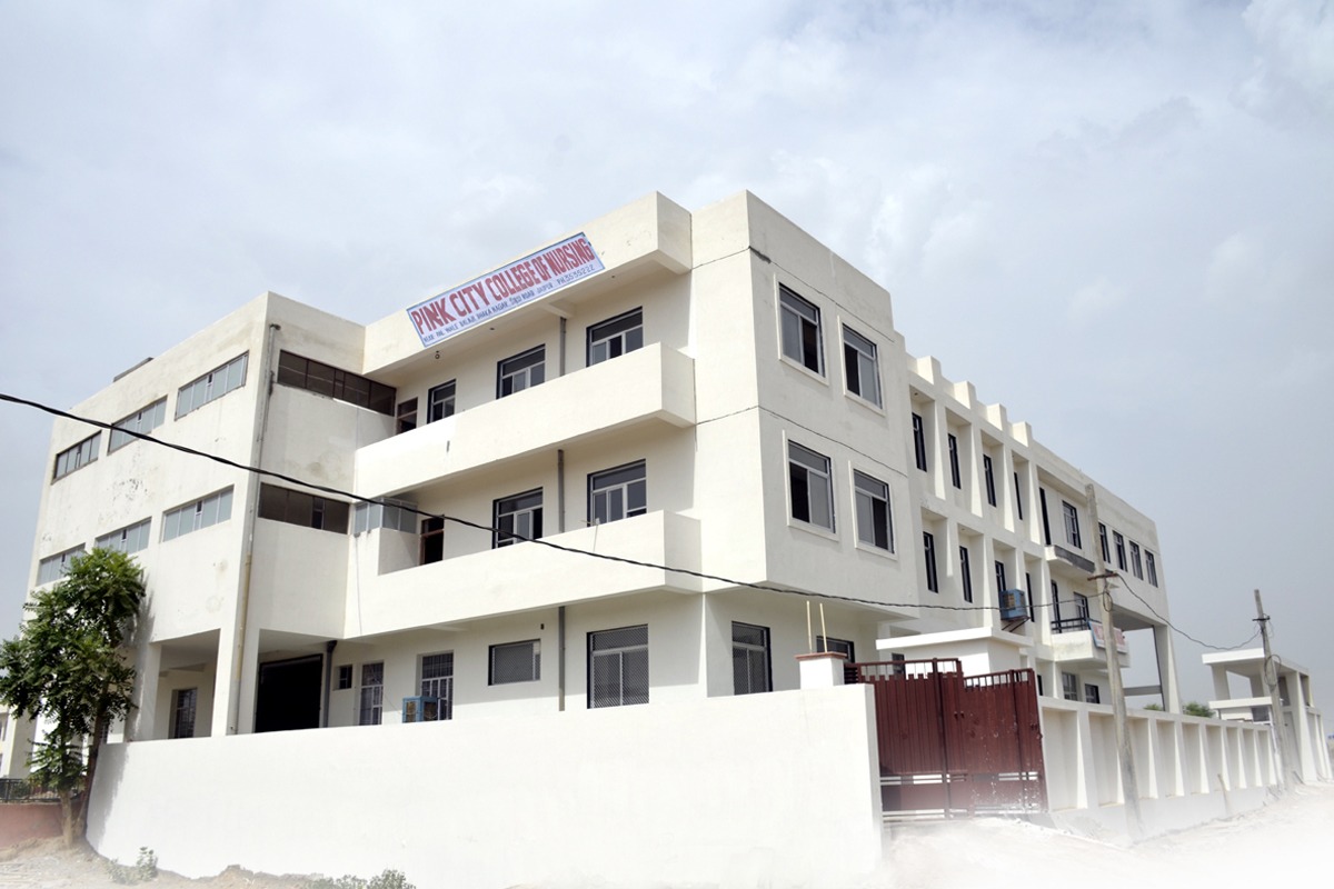 Pink City College of Nursing campus building in Jaipur